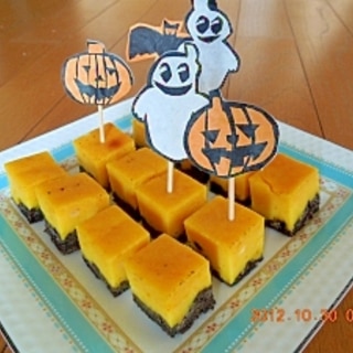 簡単ハロウィンヨーグルトケーキ